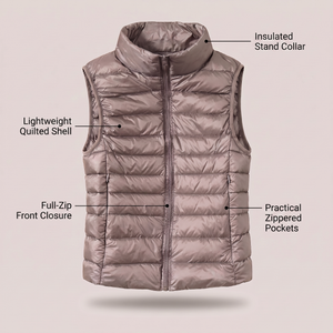 PENELOPE WINDPROOF PUFFER VEST