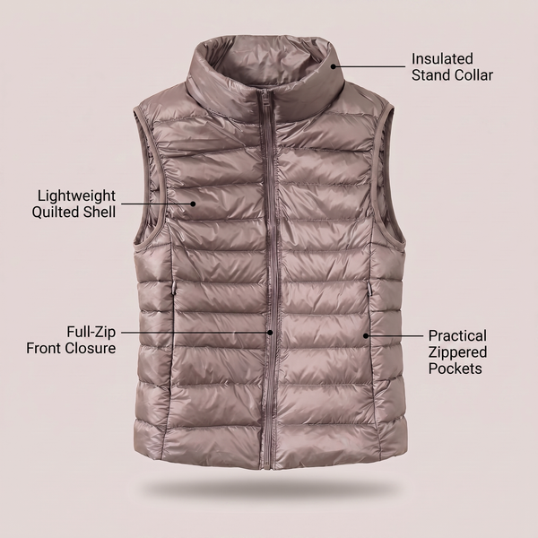 PENELOPE WINDPROOF PUFFER VEST