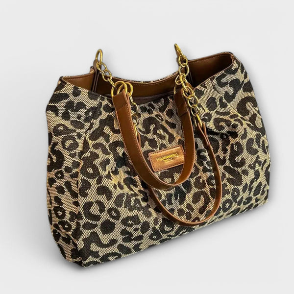 SAVANNA PRINT TOTE