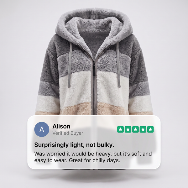 HAVENMERE FUZZY HOODED JACKET