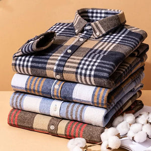 GRAYSON COTTON FLANNEL SHIRT