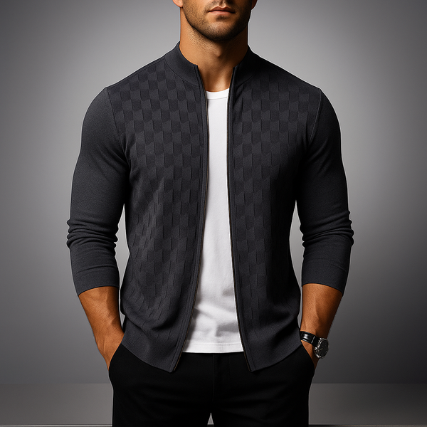 ALDRIC ZIP CARDIGAN