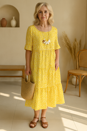 LIVIA ELEGANT MIDI DRESS