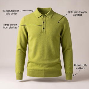 WINDSOR REFINED POLO JUMPER