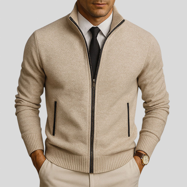 RAVINO ZIP-UP CARDIGAN