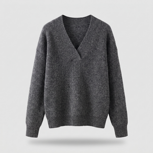 CAMILLE COZY V-NECK KNIT