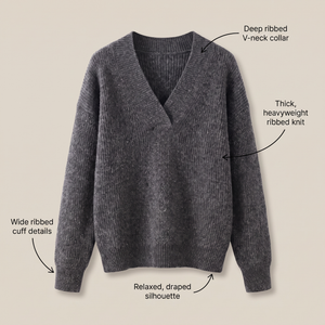 CAMILLE COZY V-NECK KNIT