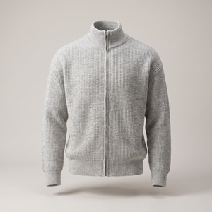 HOLLIS SMART-CASUAL ZIP CARDIGAN