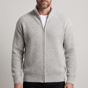HOLLIS SMART-CASUAL ZIP CARDIGAN