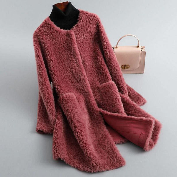 HOLLMERE SHEARLING COAT