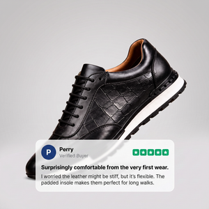 LORENZO LEATHER TRAINERS