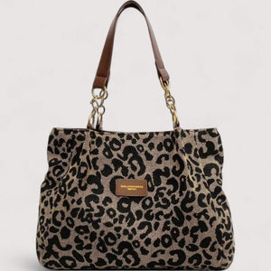 AGNES™ LEOPARD CANVAS BAG