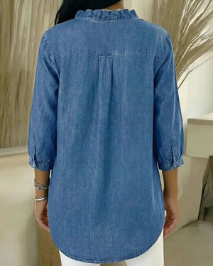 CELESTE RUFFLE TOP