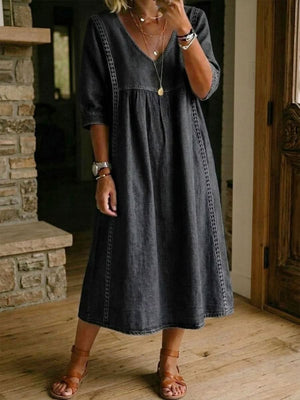 DAISY LACE TRIM DRESS