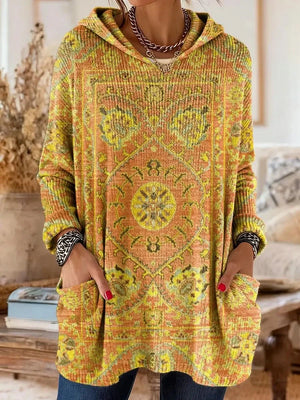 LOWENNA BOHEMIAN HOODED TUNIC