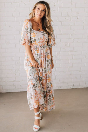 ELARA FLORAL MAXI DRESS