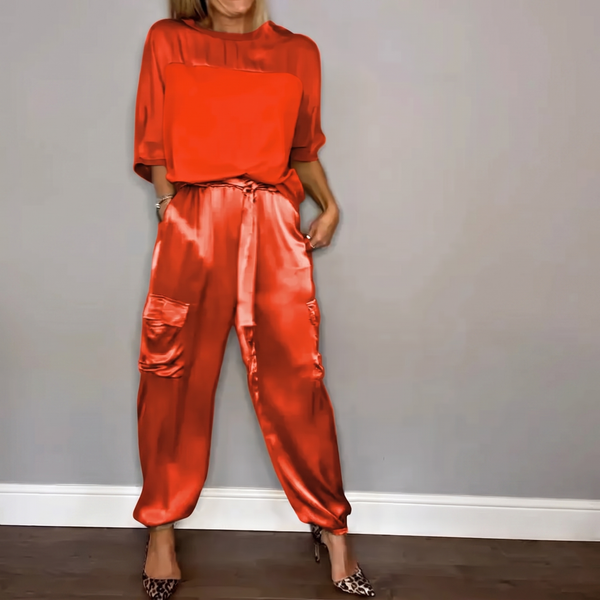 PHILIPPA SOFT-DRAPE TWO-PIECE SET