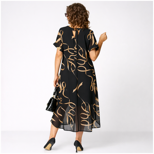 GRACEFUL SHORT SLEEVE DRESS