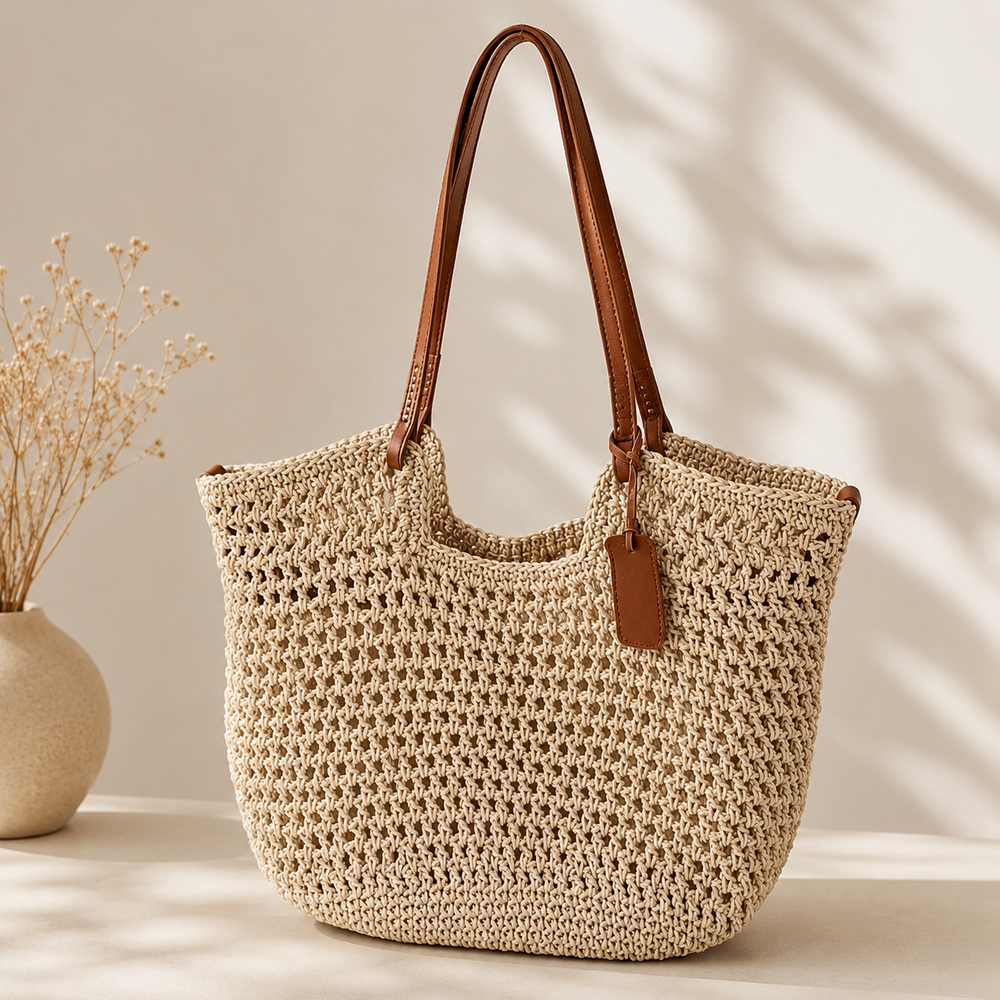 CLARA HANDWOVEN TOTE BAG