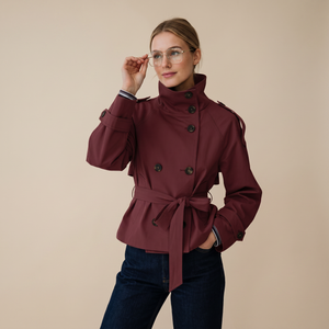 EVELYN BELTED TRENCH COAT