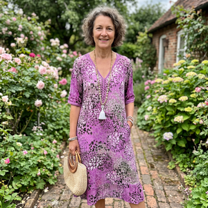 VALESMERE FLOATY MIDI DRESS