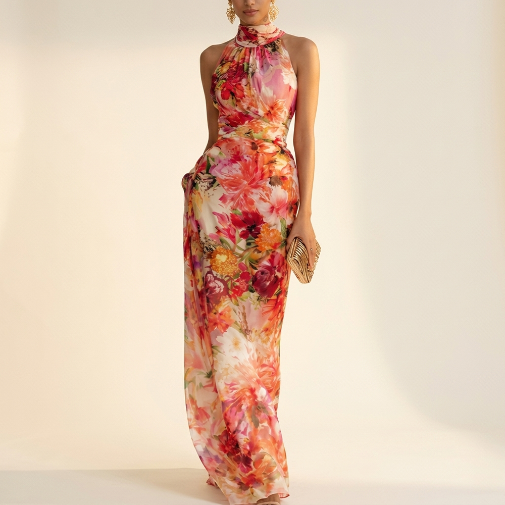 JULIENNE FLOWING MAXI DRESS