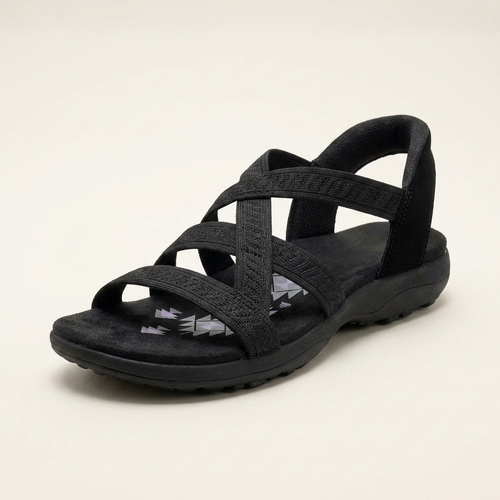 AVONELLE KNIT CROSSOVER SANDALS
