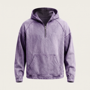RIVINGTON HALF-ZIP DENIM JACKET
