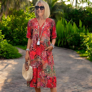 VALESMERE FLOATY MIDI DRESS