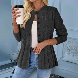 HOLLINGMERE RIBBED KNIT CARDIGAN