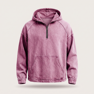 RIVINGTON HALF-ZIP DENIM JACKET