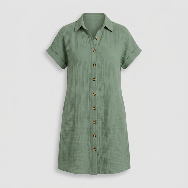 AVENLEIGH BUTTONED SHIRT DRESS