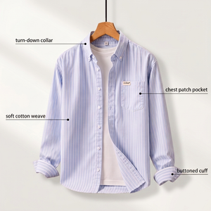 WHITLOCK STRIPED COTTON SHIRT
