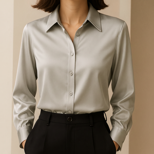 GENEVIEVE ELEGANT BUTTON BLOUSE
