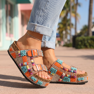 TAVELLA JEWELLED SUMMER SANDALS