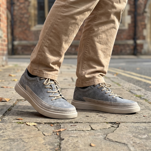 GLENMORE SOFT SUEDE TRAINERS