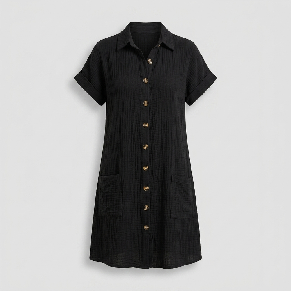 AVENLEIGH BUTTONED SHIRT DRESS