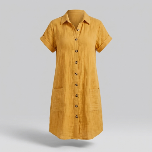 AVENLEIGH BUTTONED SHIRT DRESS