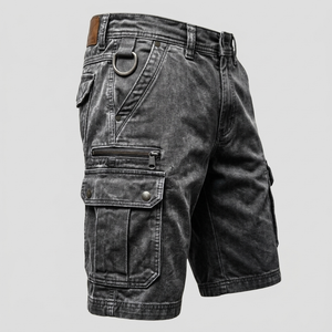 BRAMSHAW POCKET DENIM SHORTS