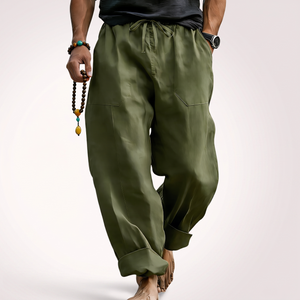 COTSBOURNE RELAXED LINEN TROUSERS