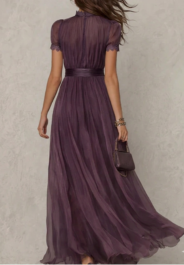 CAMELLIA LONG VINTAGE DRESS