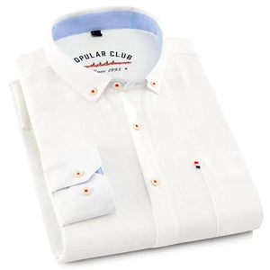 SOMERSET LINEN BUTTON-DOWN
