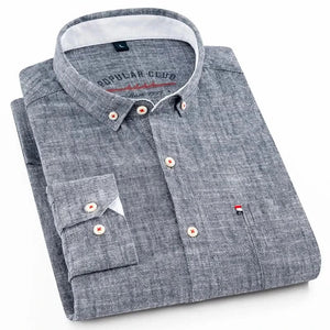 SOMERSET LINEN BUTTON-DOWN