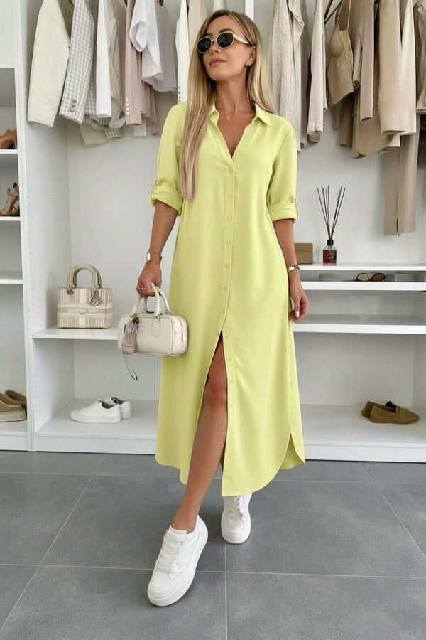 IVY BUTTON DRESS