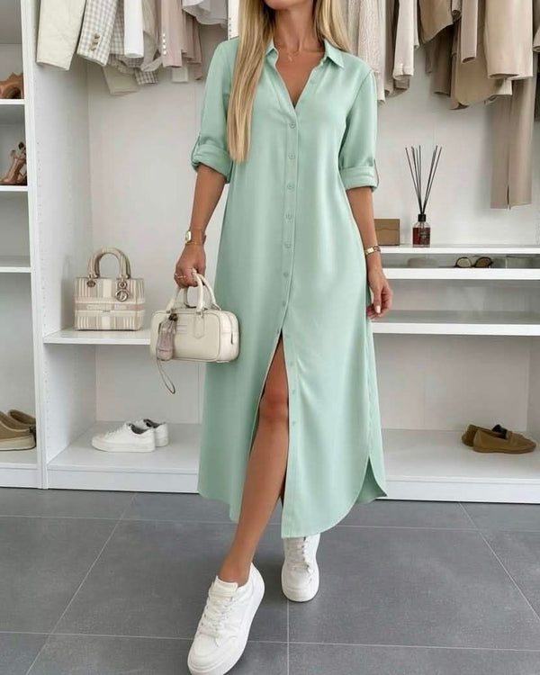 IVY BUTTON DRESS