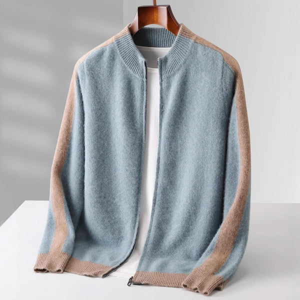FERRARA CASHMERE ZIP-THROUGH JACKET