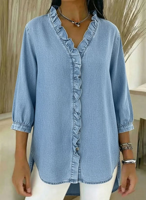 CELESTE RUFFLE TOP