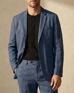 ENZO REFINED LINEN SUIT