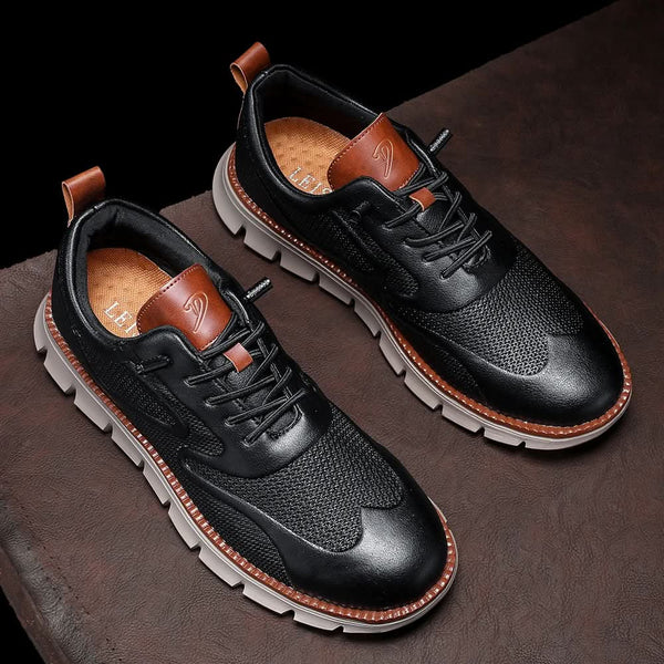 CALDWELL LEATHER TRAINERS