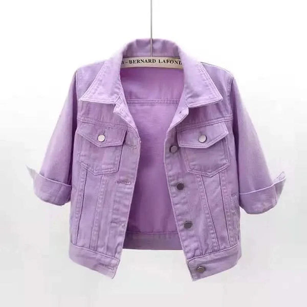 ELODIE COLOURBLOCK DENIM JACKET